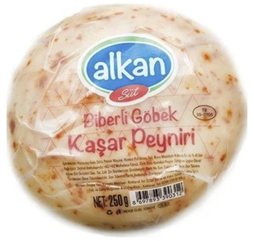 Kırklareli-Alkan-Biberli-Göbek-Kaşarı-250Gr